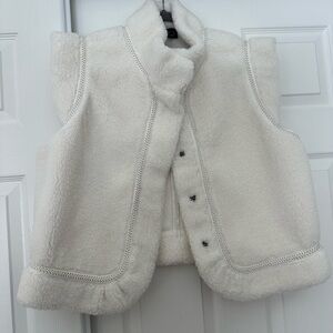 G by Giuliana White Fleece Vest